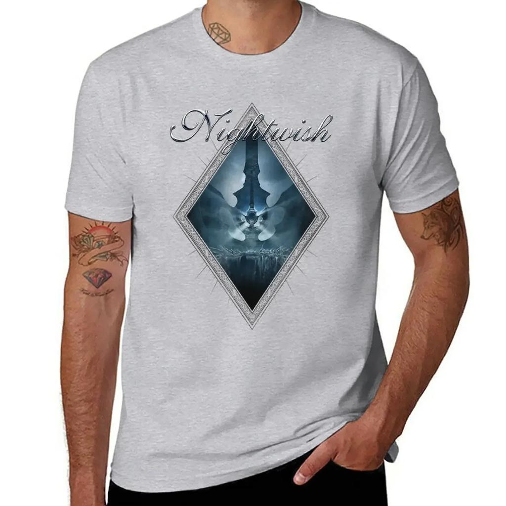Dark Passion Play (Album Cover Nightwish Logo) Tshirt Animal Prinfor Boys Summer Top Customs Tshirts For Unisex Cotton