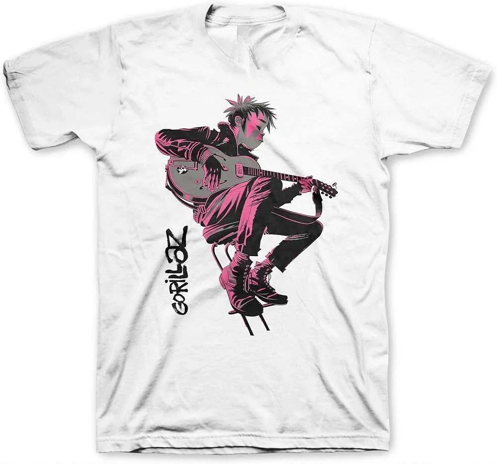

Gorillaz British Virtual Band Casual TShirt Unisex Luxury Streetwear Band Top Women And Unisex Tshirts 4XL