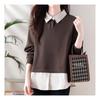 Navava Casual Two In One Collar Long Sleeve Shirt Nb1844