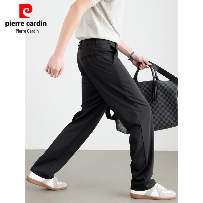 Pierre Cardin Men s Modal Blend Straight-Fit Casual Trousers 40