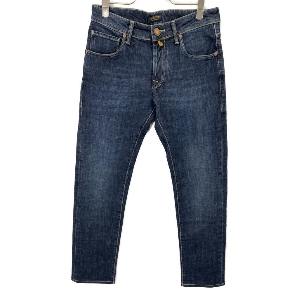 INCOTEX [BLUE DIVISION] Indigo Button Fly Stretch Denim Pants Bottoms 31 IndigoUsed