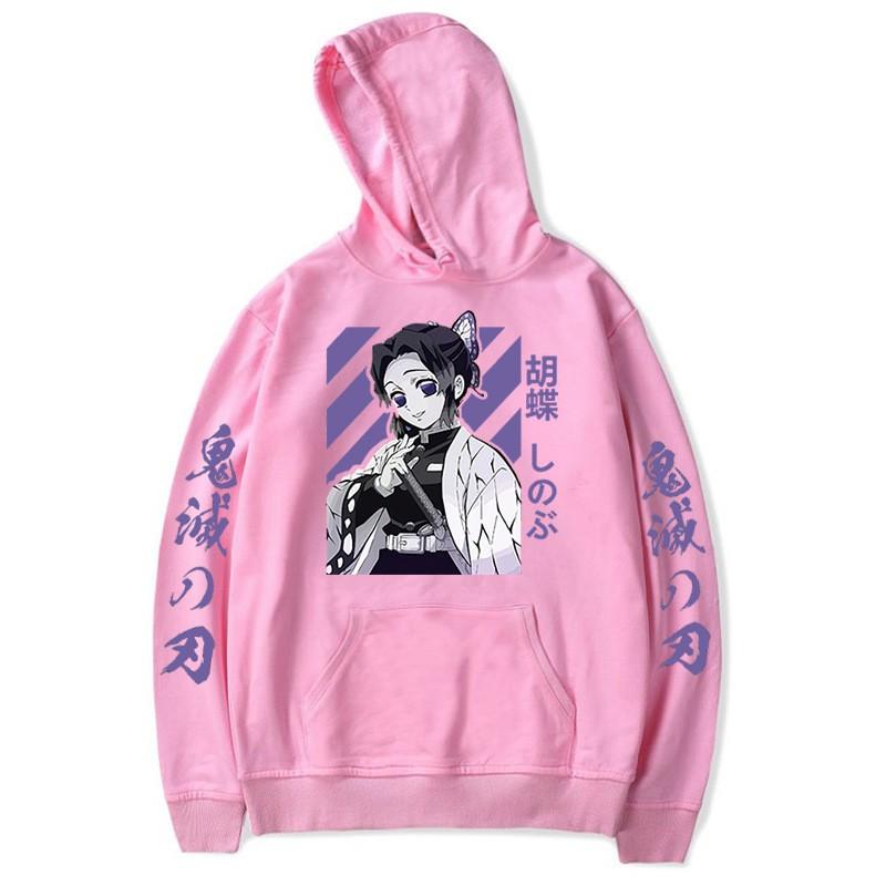 Demon Slayer Anime Hoodie Unisex Oversized Long Sleeve Sweatshirt Winter Casual Streetwear
