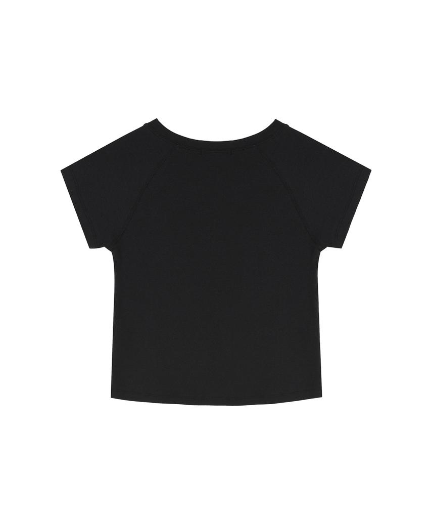 Nigaennikol Soft Raglan Top_Black