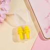 SUNROZ EP-15S Yellow Swimming Earplugs for Noise Reduction (A12359)