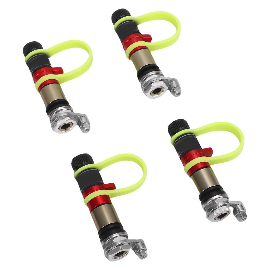 4PCS Tire Deflators Quick Release Pressure Relief Valve Stem Kit Sand Off Road Accessories