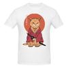 Piece Sword Cat Graphic  Cotton TShirt Samurai Cat Tees Tops For Unisex