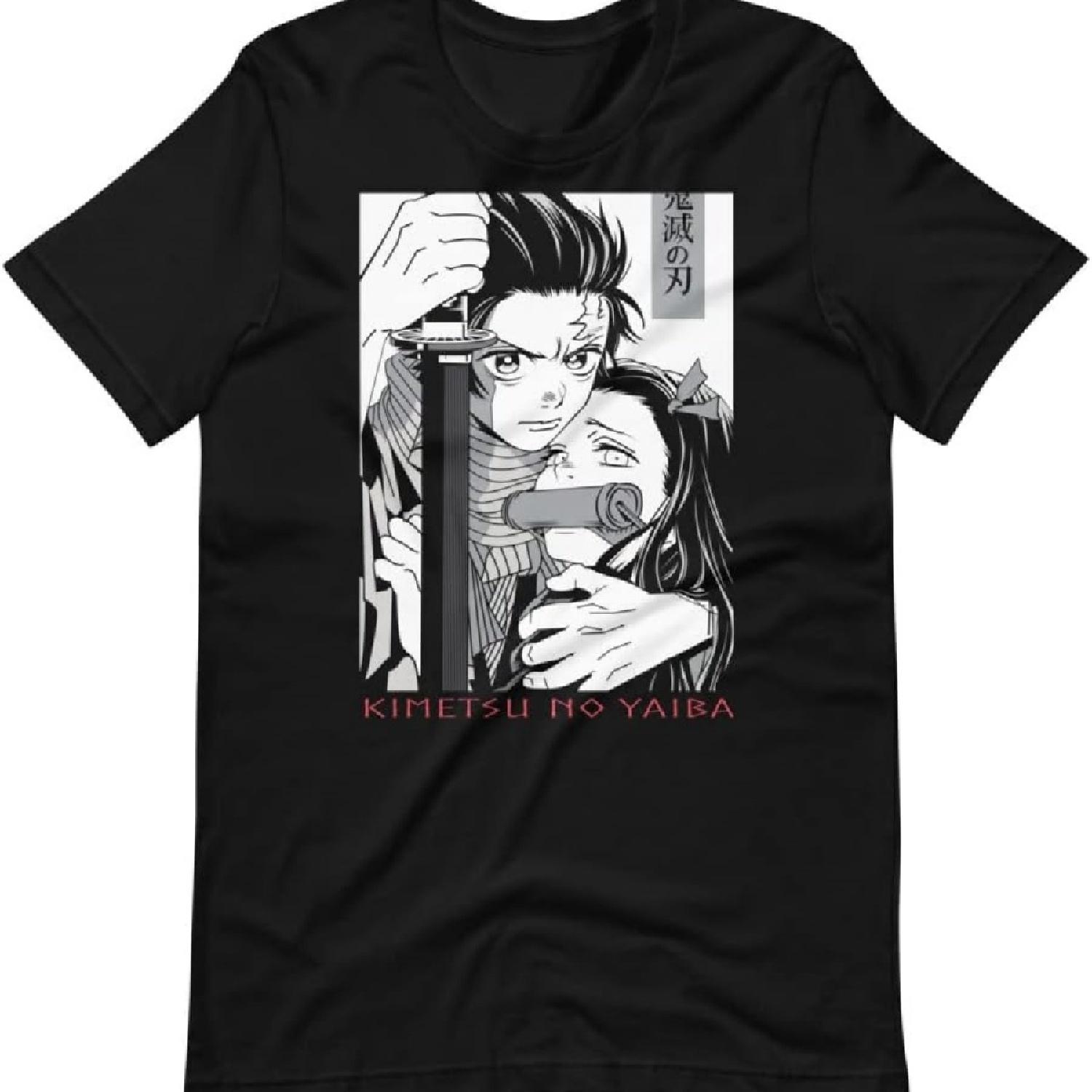 

Demon Slayer Merchandise Show Off Your Undying Love for The Anime with This Unisex Anime Shirt. S