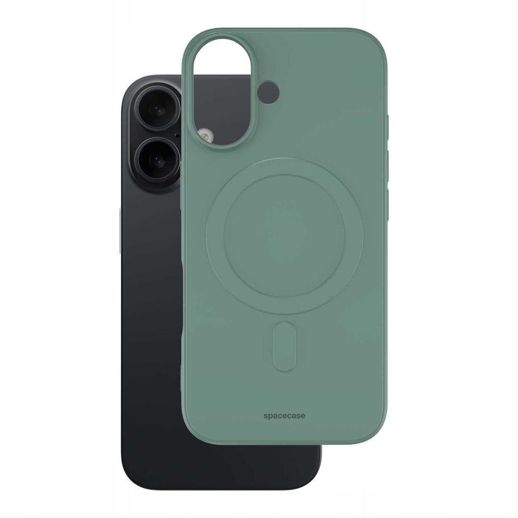 Sc Silicone Magnetic Case Iphone 16 Dark Green