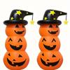 Inflatable PVC Halloween Pumpkin with A Smiling Face & Water-Filled Base To Prevent It From Tipping Over Halloween Decorations