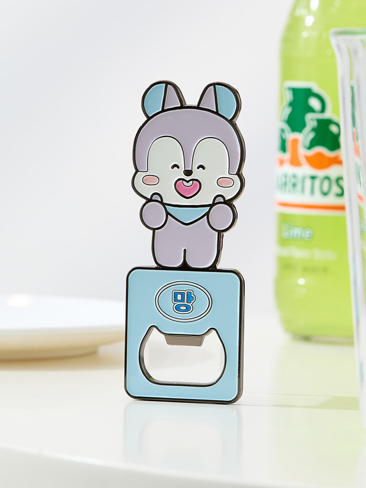 Official BT21 Korea-Exclusive Magnet Bottle Opener – 7 Characters (TATA, RJ, CHIMMY, COOKY, MANG, SHOOKY, KOYA)