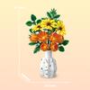 Sonnenblumen-Strauß Baustein ewige Blume Wohnzimmer Dekoration Spielzeug MOC Valentinstags- und Weihnachtsgeschenk