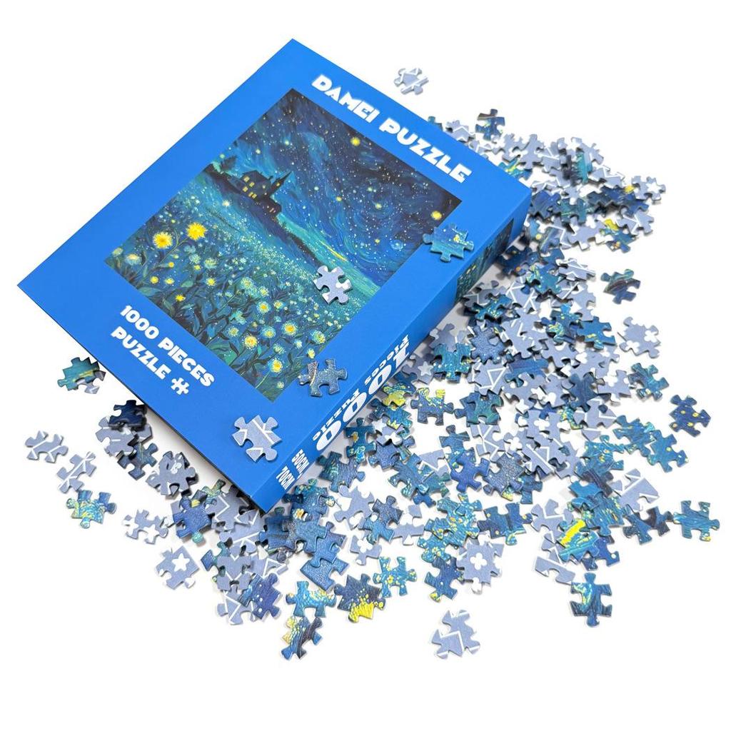 High-Quality 1000-Piece Adult Velvet Puzzle: Patchwork Flower Pot with Cat Design, Cross-Border Customizable.