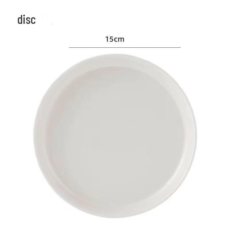 Round Wood Grain Plastic Tray - Dinner, Tea, Cup, Cake & Fruit Plate Storage. 38CM