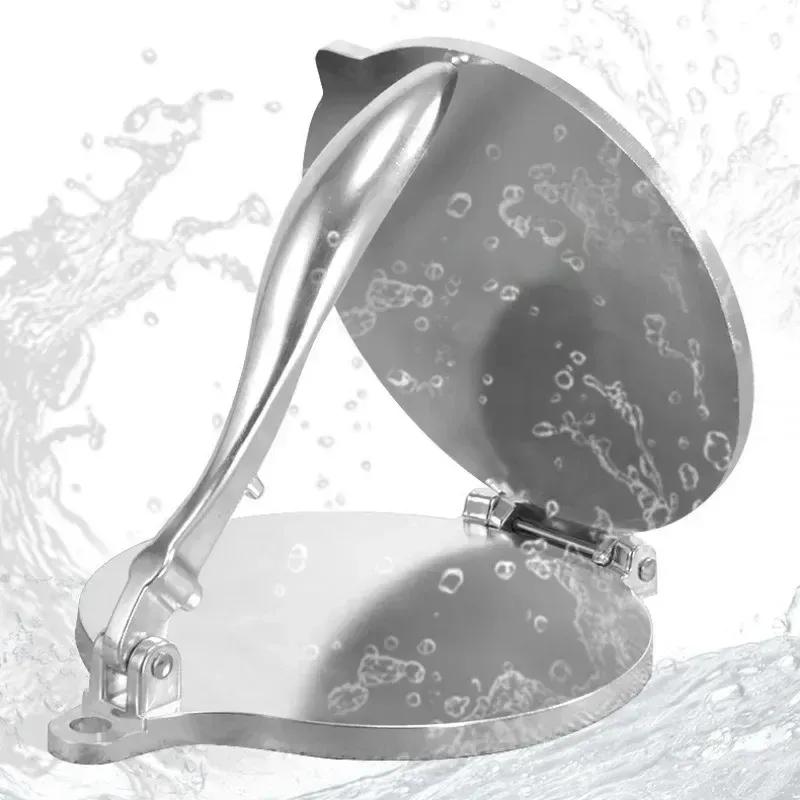 2025 Tortilla Press Maker Aluminium Alloy DIY Manual Corn Tortillas Pressing Tools Long Handle Anti-rust for Home Kitchen Cooking