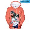 2024 3D Prints Don't Toy with Me Miss Nagatoro Anime Hoodies Women Men Hooded Sweatshirt Fashion Streetwear Tracksuit Pullover