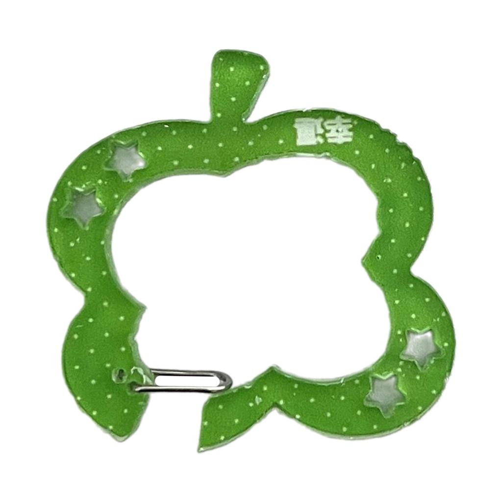 Leichter Acryl-Karabiner-Schlüsselanhänger Rucksackanhänger Handbuchdekoration Einzigartiges Geschenk für Studenten Büroangestellte