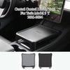 Portable Central Control Dining Tray for Tesla Model 3 Y Car Mounted Center Console Drink Fast Food Table Holder Car Accessories