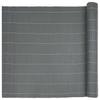 Double Sided Garden Fence Gray 1.8 X 5 M PVC
