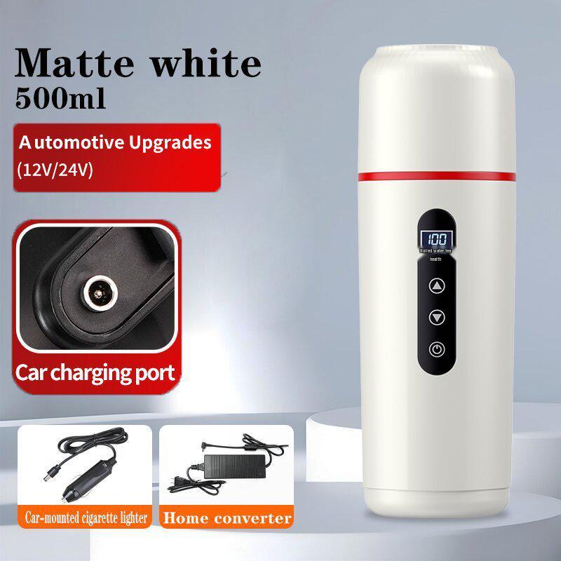 Universal 12V/24V Portable Multi-Functional Electric Heated Car Water Cup