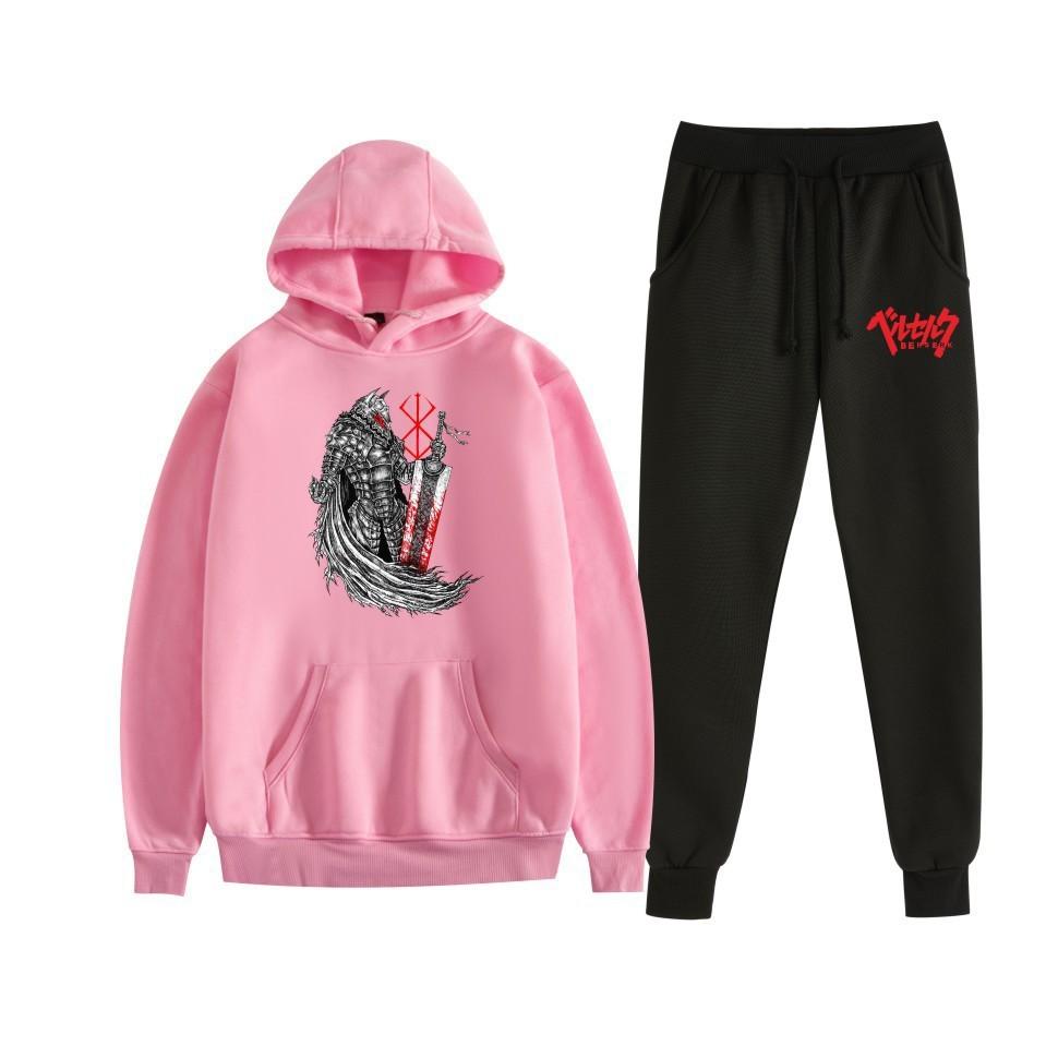 Sword wind legend Berserk new animation fleece loose men's and women's hooded sweater set hoodie