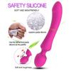 Magic AV Wand Vibratore del punto G del vibratore per le donne Massaggiatore vaginale Stimolatore del clitoride Masturbatore femminile Silicone morbido Adulti Giocattolo del sesso per coppia