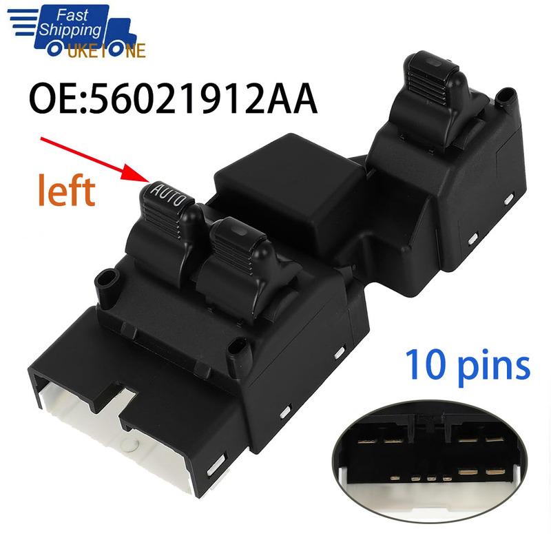 Car Accessories Window Switch for Dodge Dakota Ram 1500 2500 3500 PICKUP 99-2001 Electric Power Lifter Control Button 56021912AA