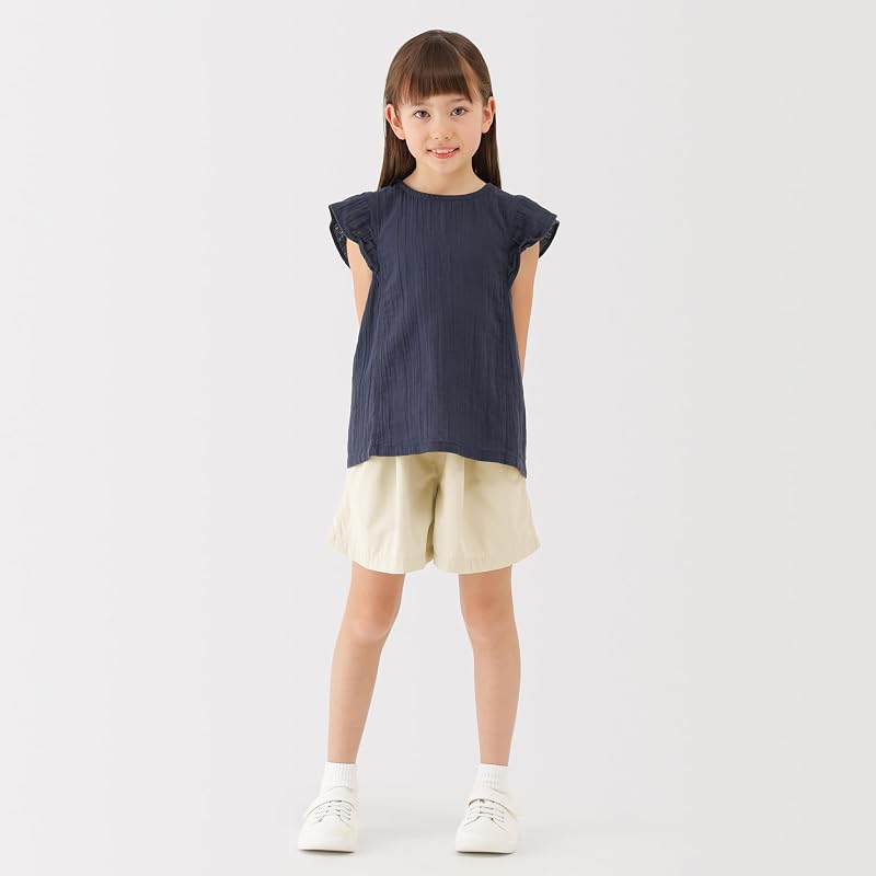 MUJI Kids Quick-Drying UV-Cut Culottes for Girls CB1NWA6S Lavender 130