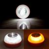 V16 LED Emergency Flashlight: White & Yellow Light with Magnetic Base