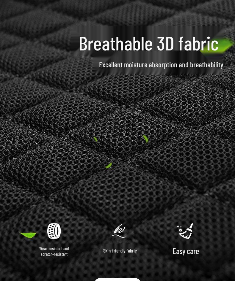 BYD Song PLUS Car Seat Cushion: Full Surround Mesh Cloth Cover, All-Season Use