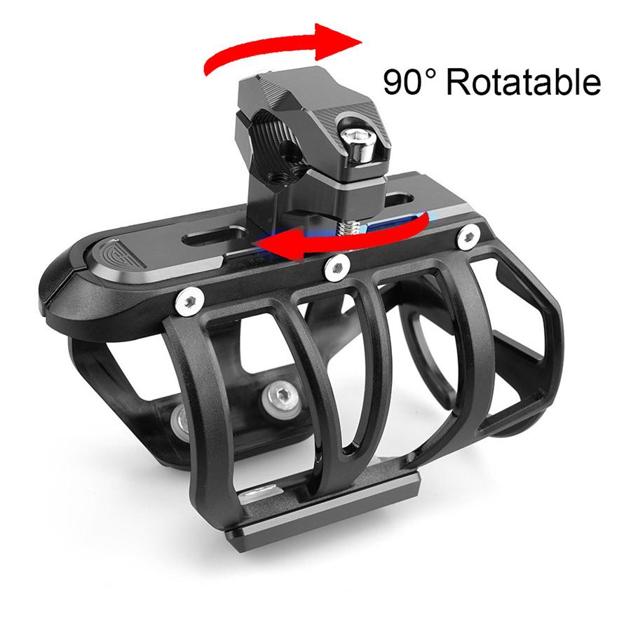 For BMW R1200GS  CNC Motorbike Beverage Water Bottle Cage Drink Cup Holder Sdand Mount Accessories