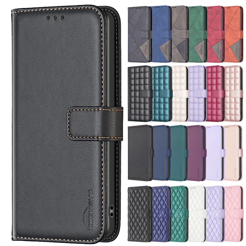 Wallet Flip Case on For iPhone 16 Pro Max Classic Phone Leather Cases For Apple iPhone16 Plus 16Pro Coque Card Slot Back Cover