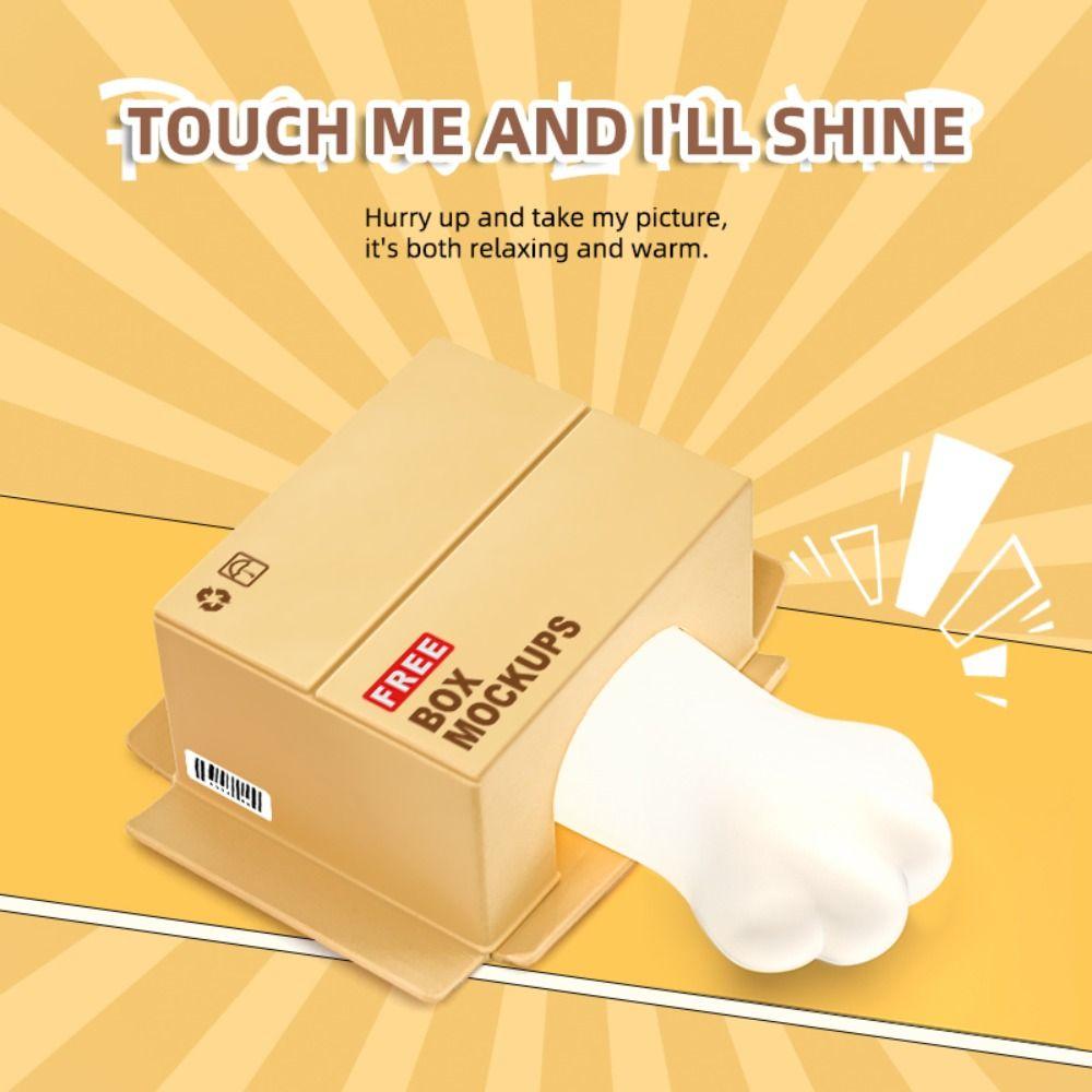 

Мягкий свет, сенсорная лампа, 3 передачи, яркость, ночник для сна, украшение, кошачий коготь, лампа для поглаживания, подарок