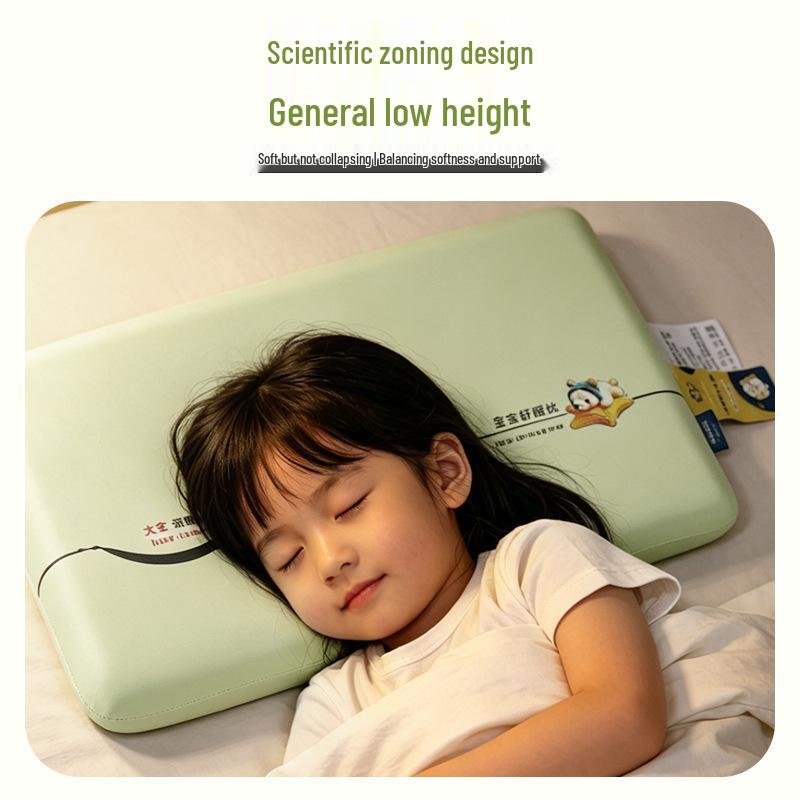2026 Children's Memory Foam Pillow - Infant & Toddler Neck Support, Slow Rebound, Breathable Sleep Cushion