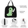 Hollow Knight Grub With A Knife Insulated Lunch Bag for Women Kids Portable Food Boxes Thermal Lunch Box Tote
