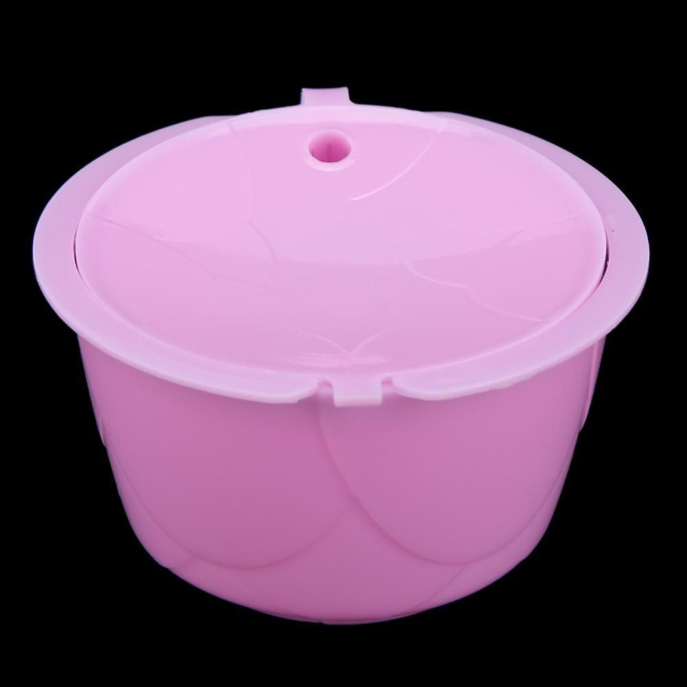 5Pcs Reusable Refillable Coffee Machine Capsule Cup Fit for DOLCE GUSTO Series Coffee MakerPurple