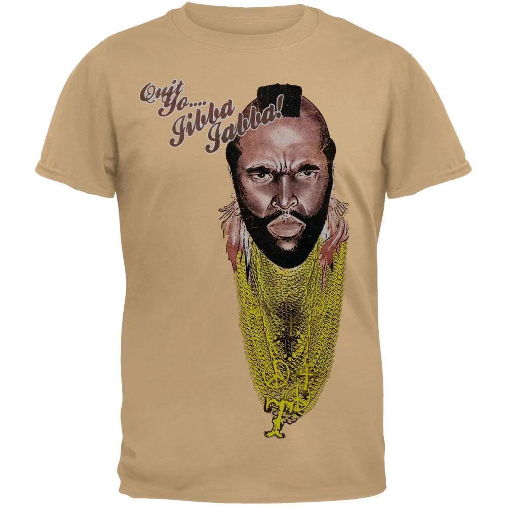 

Vintage A-Team Mr. T-Shirt - Jibba Jabba Shirt Gold Chains 2XL
