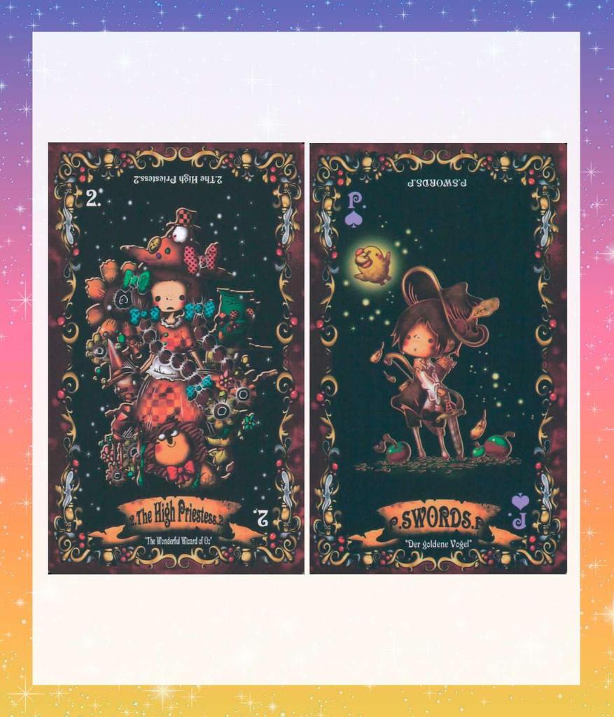 Fairy Tale Tarot Edition with Japanese Oracle Tarot Fortune Telling [Japanese] Rider-Waite "Story's ~Fairy Tale~" Instructions, Cards, Cards,