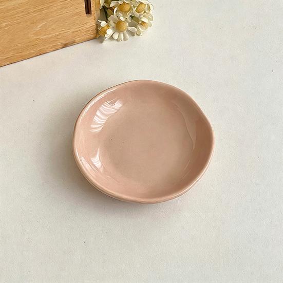 Ceramic Dipping Sauce Dish for Hot Pot BBQ Small Condiment Plate for Sushi Soya Sauce Vinegar Dishwasher Safe Appetizer Bowl