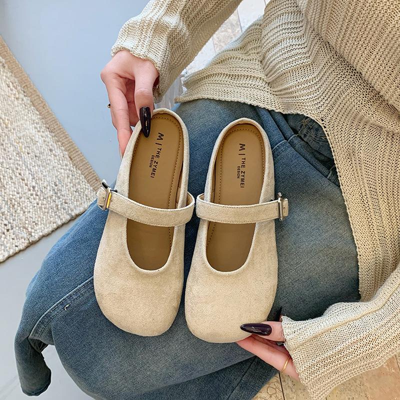 

Ретро обувь Birkenstock сумка голова полушлепанцы женская верхняя одежда 2025 весна и лето новая мягкая плоская ленивая Мюли полуподноски сандалии 35