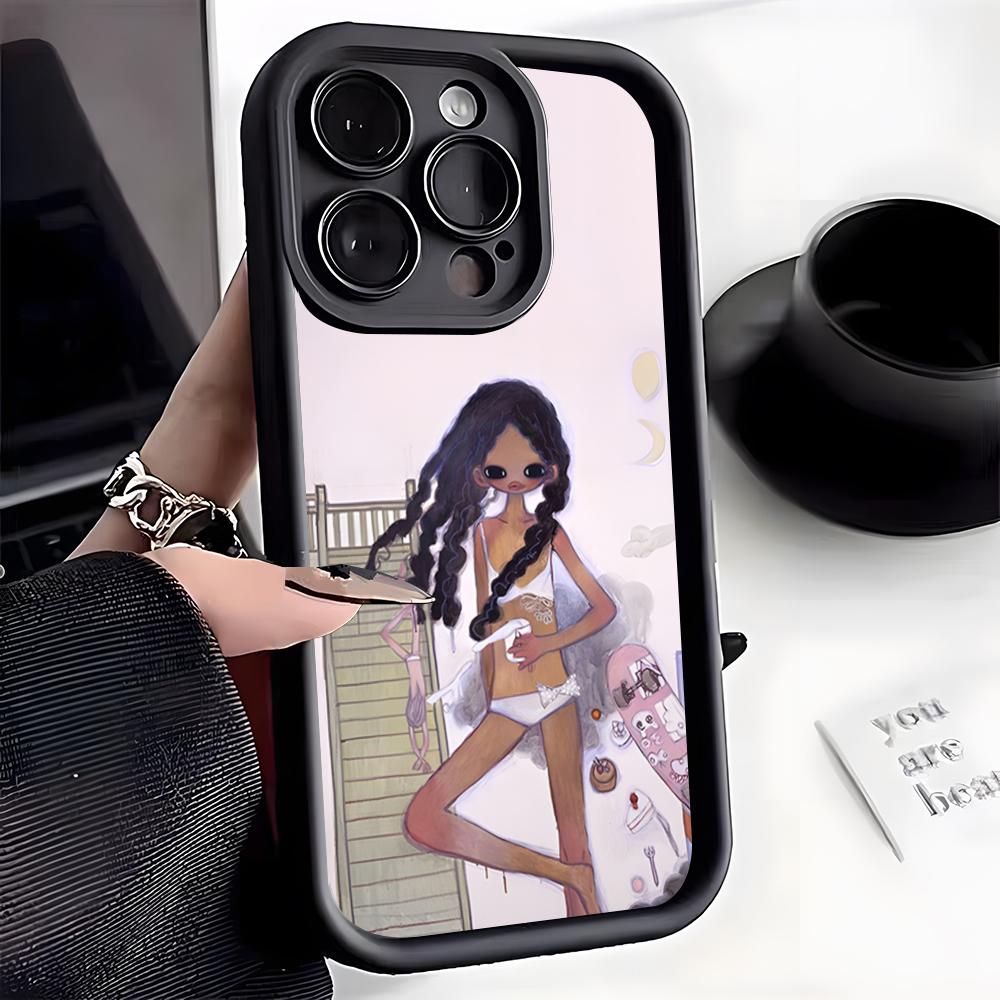 A-Aya T-Takano Kunst Handyhülle Für IPhone 17 Pro Max 16 15 14 Pro Max IPhone 13 Pro Max 11 Plus Silikonhülle