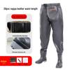 New Waist-High Nylon Waders: Thickened Half-Body Pants for Rice Planting, Fishing, and Rain.