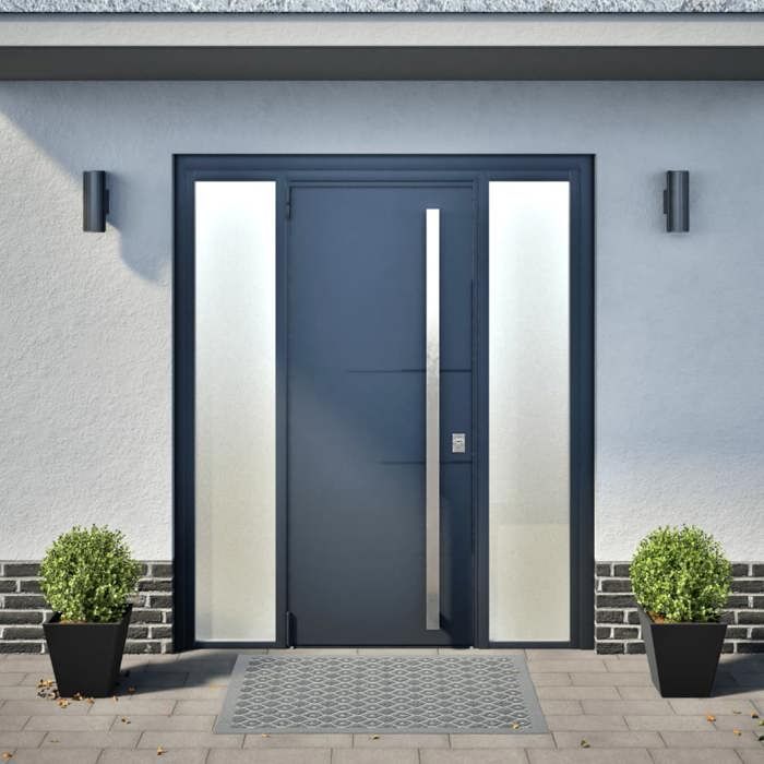 VidaXL Planters 2 Pcs Black 30x30x30 Cm Steel, Outdoor Planter, Flower Box, Garden Box, Planter 851039