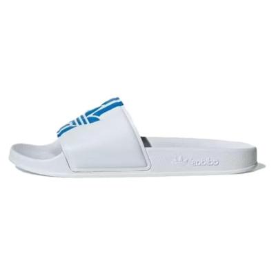 Adilette Slide White Bright Blue Unisex Sneakers Cloud-White ID5789