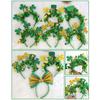 Festival Shamrock Striped Headband for Patrick's Day Ideal for Parties Decorations and Favors Headbands