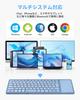 Omikamo Keyboard Bluetooth Foldable Wireless JIS Standard Japanese Layout iPad Keyboard Smartphone with Touchpad Compatible with Wireless Compact