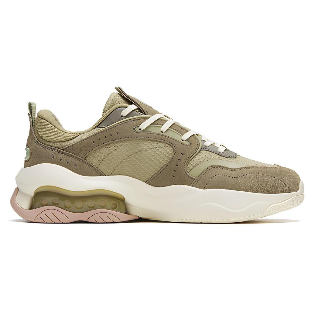 Anta Qiyuan 982 Wear-Resistant Non-Slip Lightweight Low-Top Sports Casual Shoes Men Sneakers Olive-Green 112318881-4