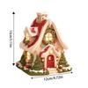 Small House Incense Burner Festive Snow House Incense Burner Winter Holiday Desktop Decoration Xmas Party Ornament for Christmas