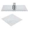 G1/2in Thread Wall Mounted Stainless Steel 8in Rainfall Showerhead Top Spray Shower Head Bathroom