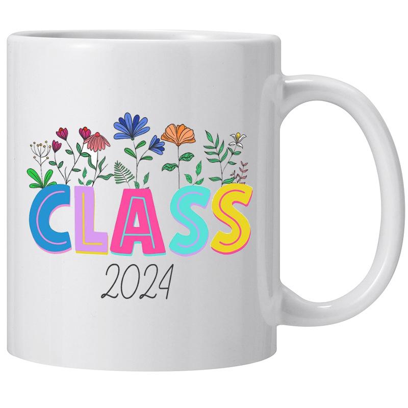 

New Graduate Graduation Season Class Of Senior Ceramic Coffee Mug Water Cup Degree 301-400ml