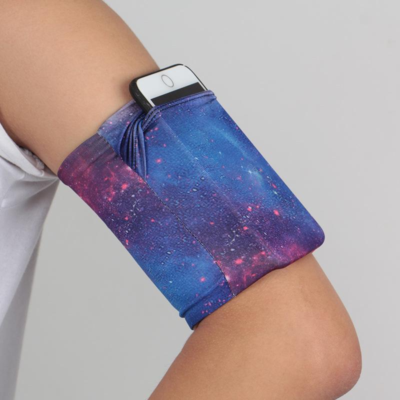 

Дышащий эластичный нарукавник для телефона для фитнеса на открытом воздухе: Рукав для бега, велоспорта и карман